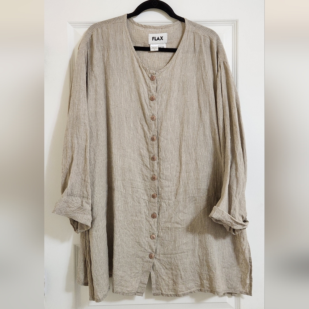 Flax Top, Tunic, Blouse 1G 1X